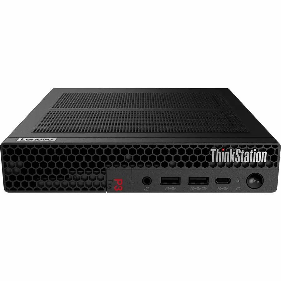 Lenovo ThinkStation P3 30H1001KUS Workstation - 1 x Intel Core i7 14th Gen i7-14700 - 16 GB - 512 GB SSD - Tiny - Black