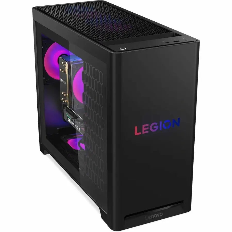 Lenovo Legion T5 30AGB10 Gaming Desktop Computer with AMD Ryzen 7 7700X and RTX 5060 Ti - Eclipse Black
