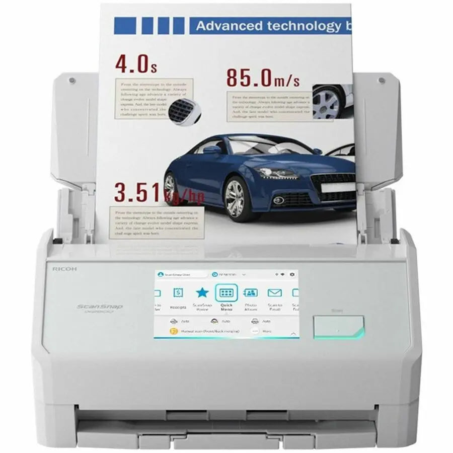 Ricoh PFU ScanSnap iX2500 White ADF Scanner with Wi-Fi and Cloud Integration