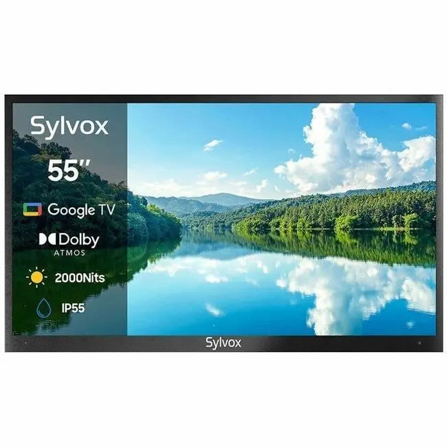 SYLVOX Pool Pro 2.0 OT55A2KHGF 55-Inch 4K Outdoor Smart LED-LCD TV with HDR and Waterproof Remote