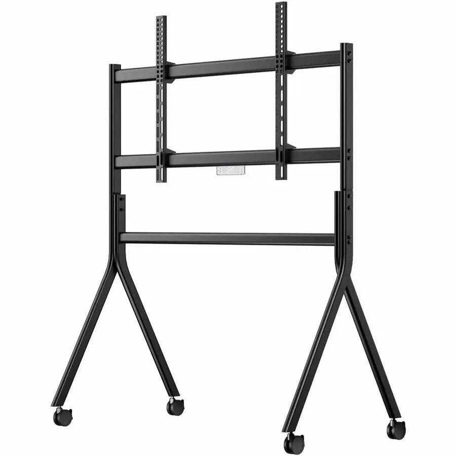 SYLVOX Outdoor TV Y-Type Rolling TV Cart S50MCMA0 – Heavy-Duty Steel Mobile Display Stand with Lockable Casters and Cable Management