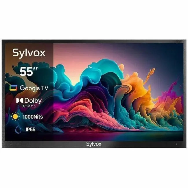 SYLVOX Deck Pro QLED 2.0 55-Inch Outdoor Smart LED-LCD TV - 4K UHD with Google TV and HDR
