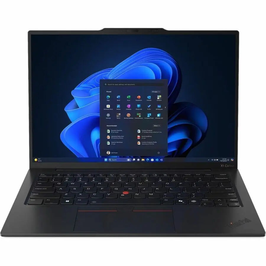 Lenovo ThinkPad X1 Carbon Gen 13 21NX005MUS 14" Touchscreen Notebook - WUXGA - 60 Hz - Intel Core Ultra 7 2nd Gen 265U - vPro Technology - Intel Evo Platform - 16 GB - 512 GB SSD - English Keyboard - Black Paint