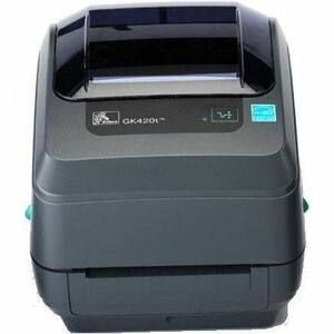 Zebra GK420t Desktop Label Printer - Monochrome Direct Thermal/Thermal Transfer with 4.25-inch Width and 39-inch Length