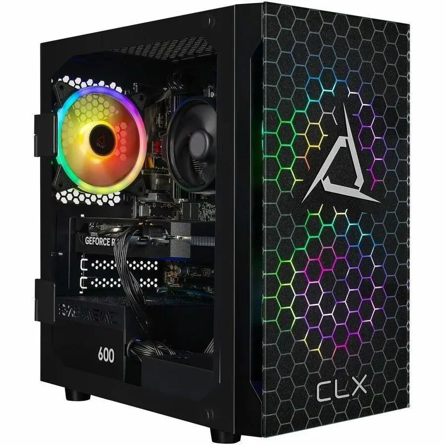 CLX SET TGMSETRTA5500BM Gaming Desktop Computer with AMD Ryzen 5 8400F and GeForce RTX 5060 Graphics