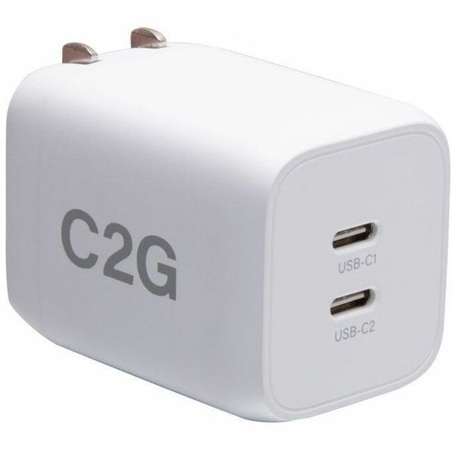 C2G C2G58880 65W Dual USB-C Power Adapter