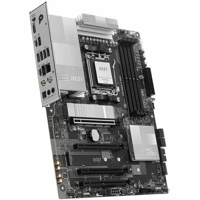MSI PRO B850M-A WIFI Gaming Desktop Motherboard with Wi-Fi 7 and PCIe 5.0 Support