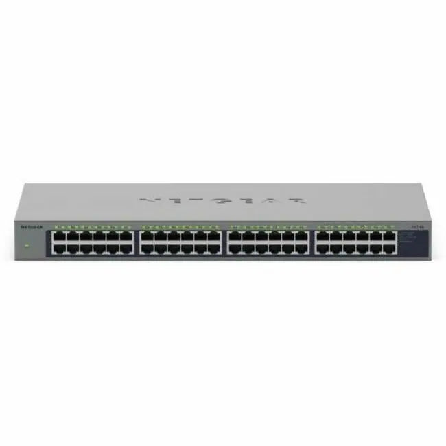 Netgear GS748-100NAS Business 48-Port Gigabit Ethernet Unmanaged Switch with PoE Support