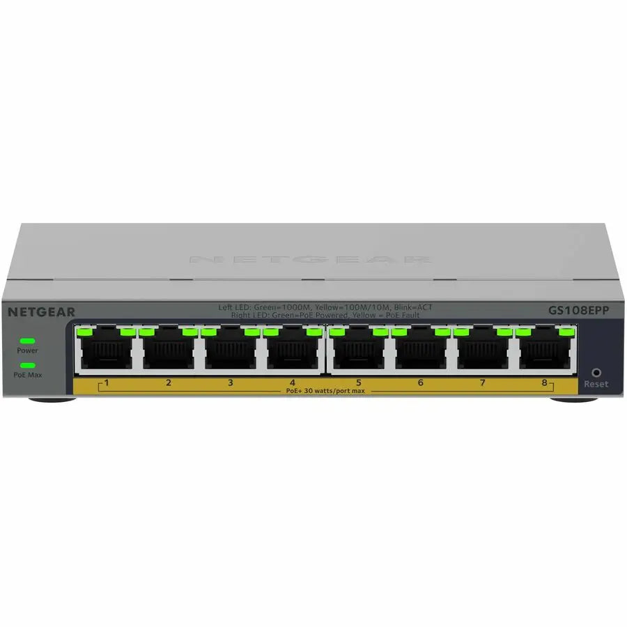Netgear Business GS108EPP Ethernet Switch