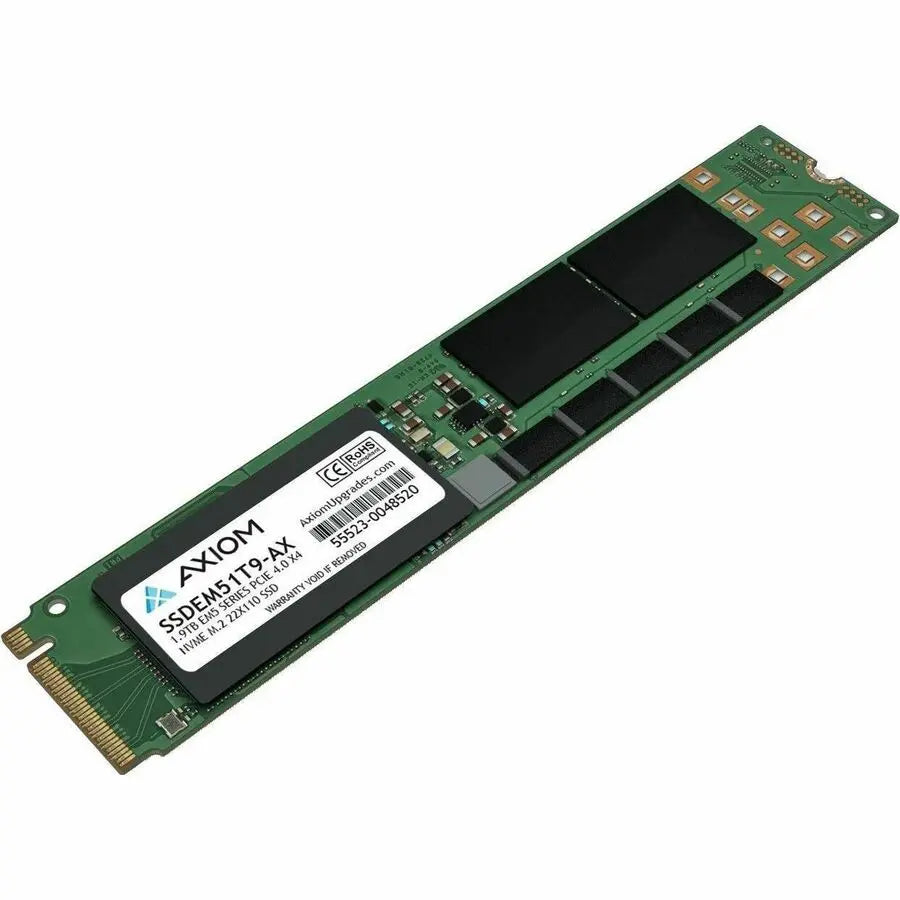 Axiom 1.92TB EM5 Series PCIe 4.0 x4 NVMe M.2 SSD - High-Performance Data Center Storage