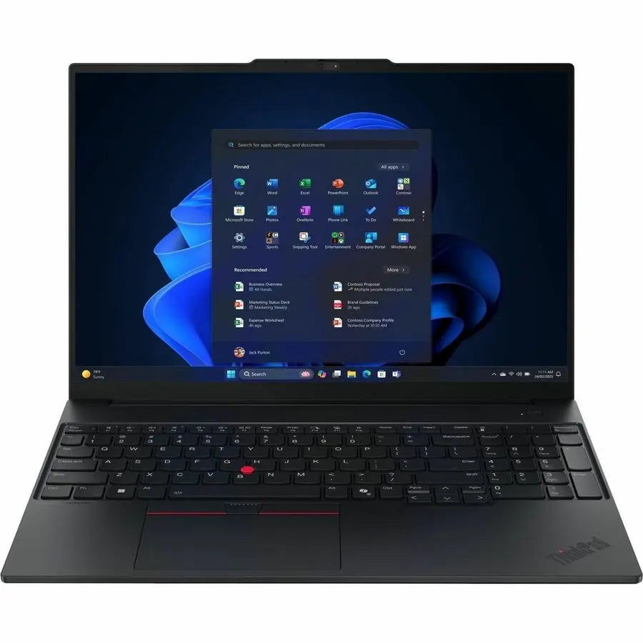 Lenovo ThinkPad E16 Gen 3 21ST0007US 16" Notebook - WUXGA - AMD Ryzen 5 230 - 16 GB - 256 GB SSD - English Keyboard - Black