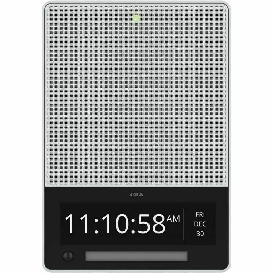 AXIS C1710 Network Display Speaker – Wall-Mount IP Public Address System with Strobe and Text Display