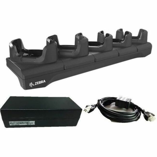 Zebra ShareCradle Five-Slot Charger Kit CRD-NGTC5N-5SC5D for TC53 and TC58