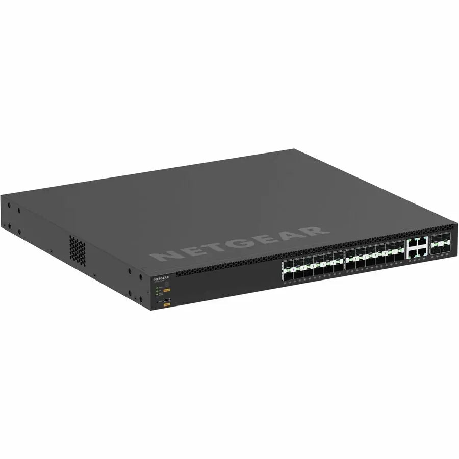 Netgear AV Line M4350-24F4X Ethernet Switch – 24 Port Gigabit and 10G Uplinks with Optical Fiber Support