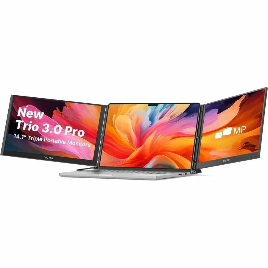 Mobile Pixels Trio 3.0 Pro 101-1004P06 14-Inch Portable Dual Screen LCD Monitor with 3-Screen Productivity and Adjustable Kickstand