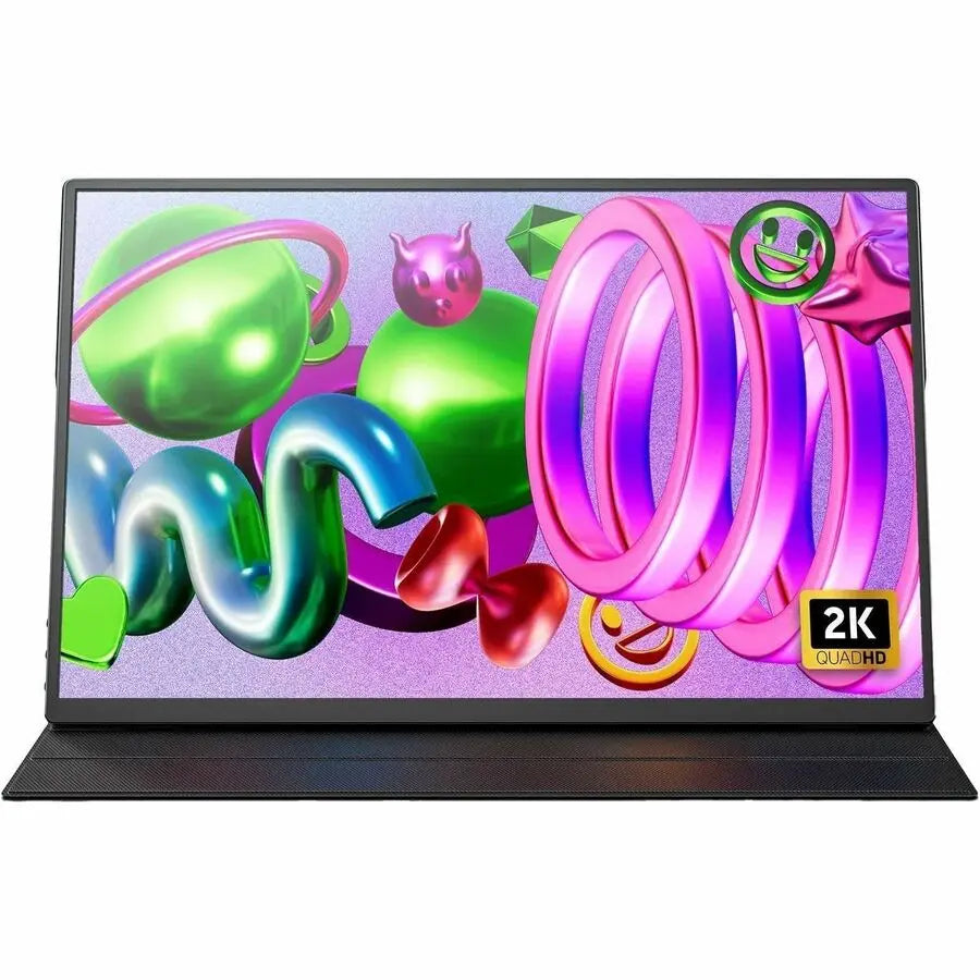 Mobile Pixels Fold 2.5K 16-Inch Portable WQXGA LCD Monitor with Magnetic Case and Dual Speakers