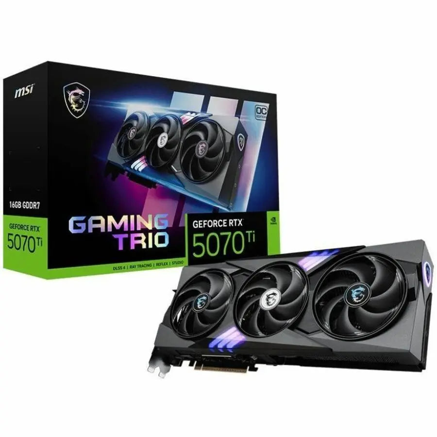 MSI NVIDIA GeForce RTX 5070 Ti Graphic Card - 16 GB GDDR7