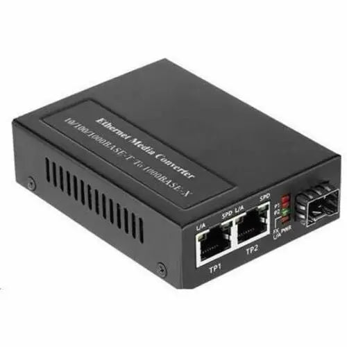 Axiom AXG103611 POE+ Media Converter – 10/100/1000Base-TX to 1000Base-FX Fiber with PoE+ Support