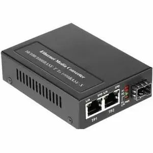 Axiom MCP33-AT-SFP-AX PoE+ Media Converter for Gigabit Ethernet to Fiber Networking