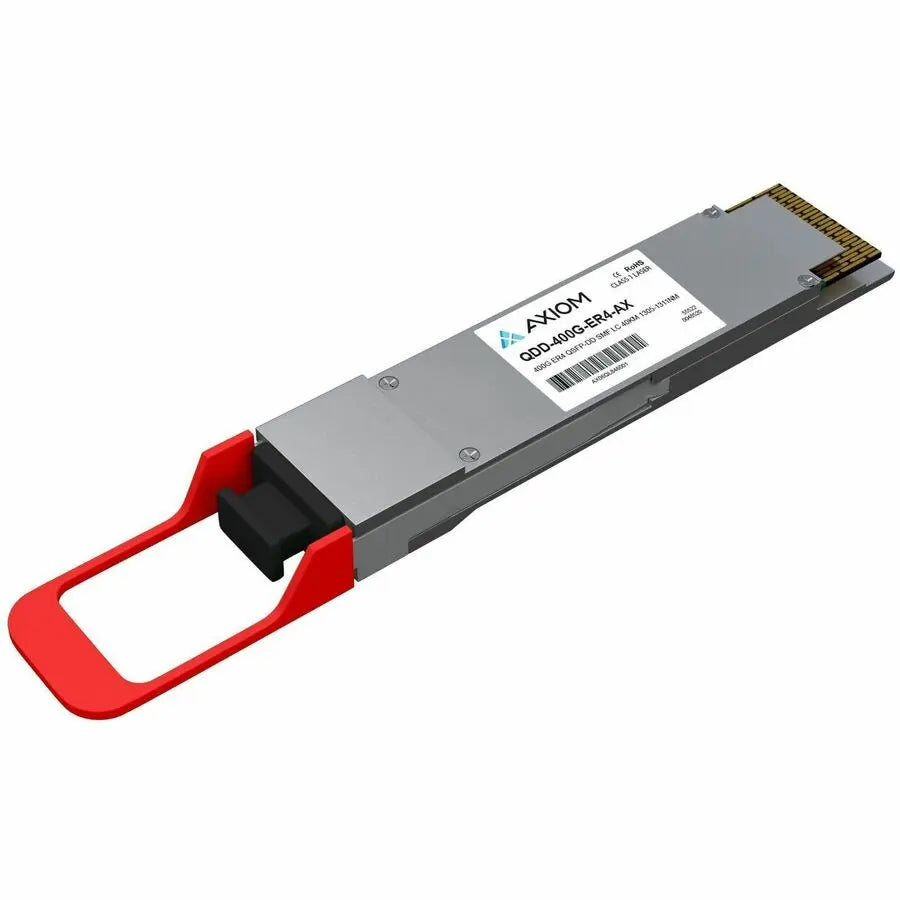 Axiom 400GBASE-ER4 QSFP-DD Transceiver SMF LC 40km - Juniper Compatible - Part QDD-400G-ER4-AX