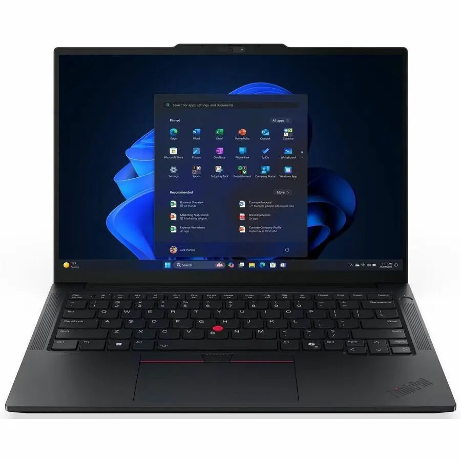 Lenovo ThinkPad E14 Gen 7 Notebook (Model 21T0000EUS) – 14-Inch Anti-Glare Laptop with Aluminum Cover, ENERGY STAR Certified, Eclipse Black