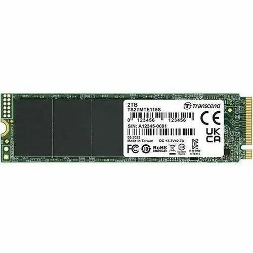 Transcend 500GB M.2 2280 PCIe Gen 3x4 SSD 115S for Desktop and Laptop