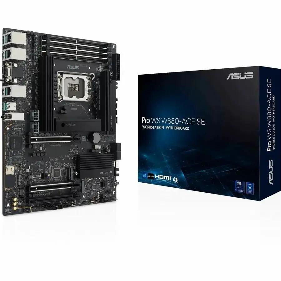 Asus Pro WS W880-ACE SE Gaming Desktop Motherboard with Intel LGA1851 Socket and Thunderbolt 4 by ASUS Computer International