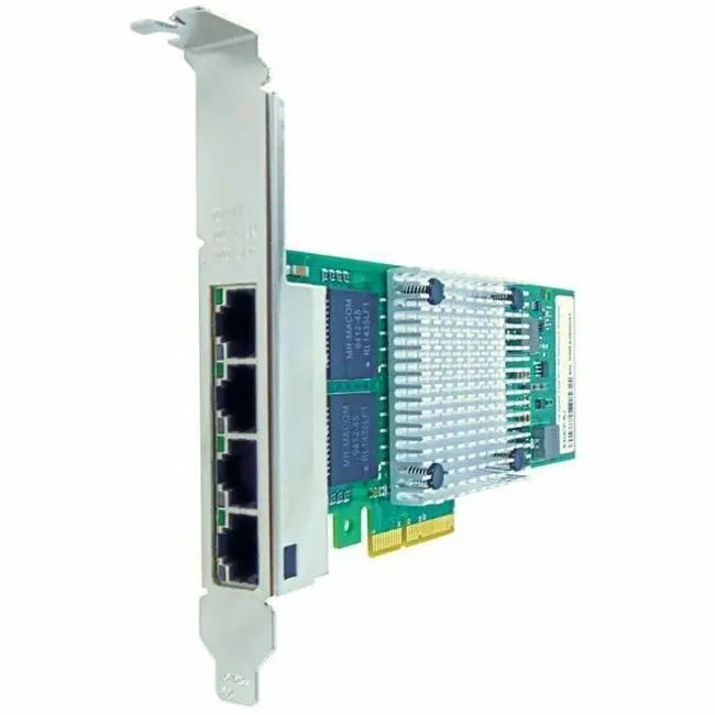 Axiom AXG95718 Gigabit Ethernet Card - Quad Port PCIe 2.1 x4 Network Adapter for Servers