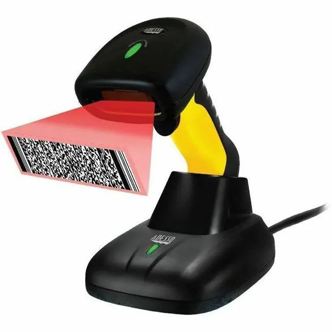 Adesso NuScan 5200 Barcode Scanner with Bluetooth and 2.4 GHz Wireless Connectivity