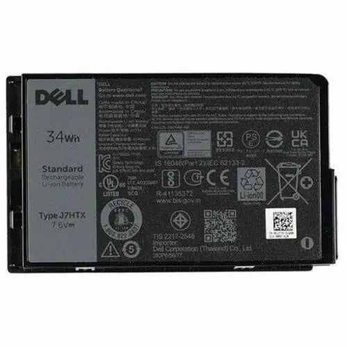 Dell 2-cell 34 Wh Lithium Ion Replacement Battery for Select Laptops