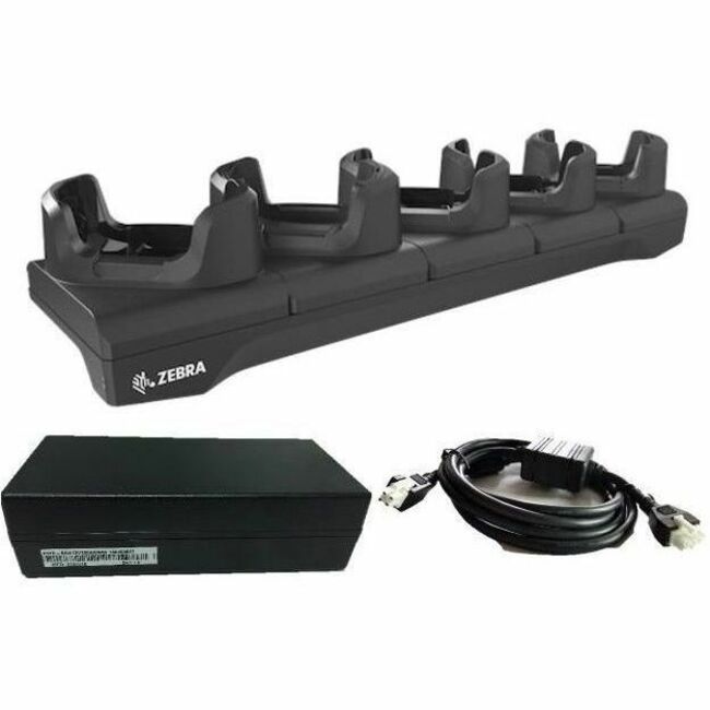 Zebra CRD-NGTC5B-5SC5D Five-Slot Charger Kit for FR55, TC53, TC58 and TC53e Devices
