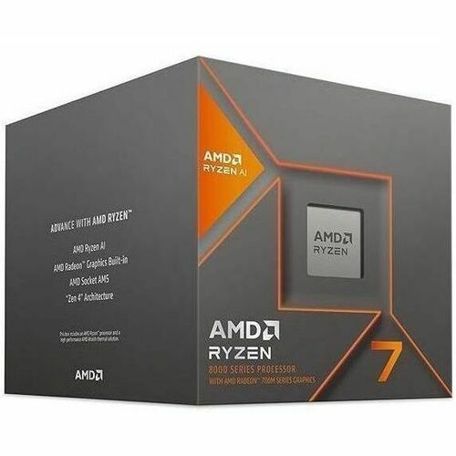 AMD Ryzen 7 8700G 8-Core Desktop Processor with Radeon 780M Graphics, 100-100001236SBX