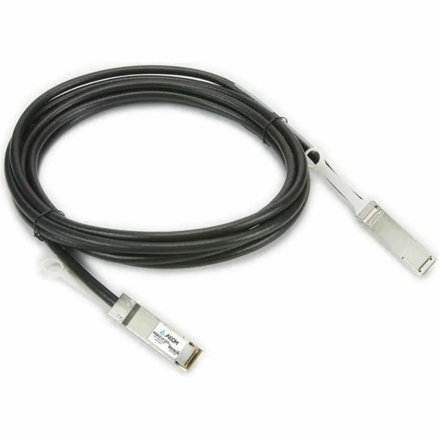Axiom 40GBASE-CR4 QSFP+ Active DAC Cable (3m) - Brocade Compatible, TAA Compliant