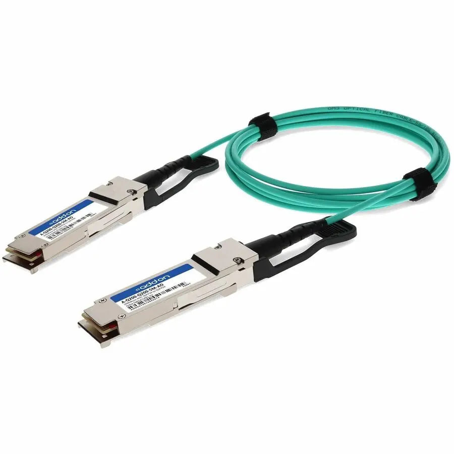 AddOn Arista Networks Fiber Optic Network Cable A-Q200-Q200-5M-AO 5 Meter QSFP56 to QSFP56 Active Optical Cable