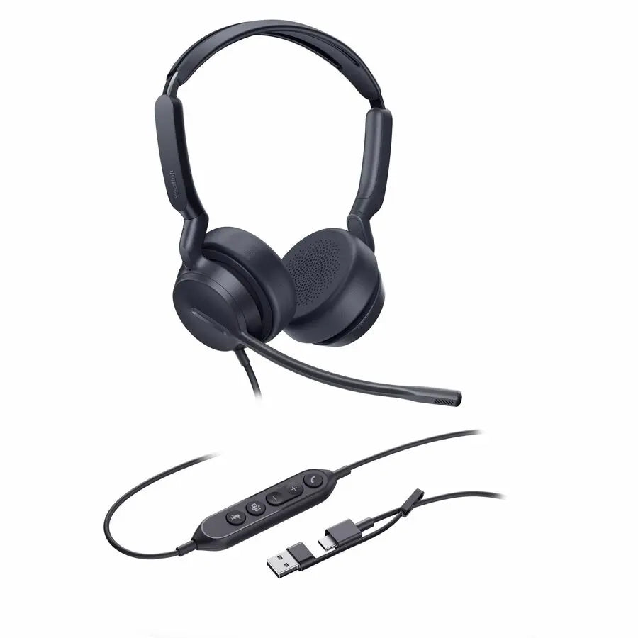 Yealink UH42 Headset with Noise-Canceling Microphone and All-Day Comfort for Mac