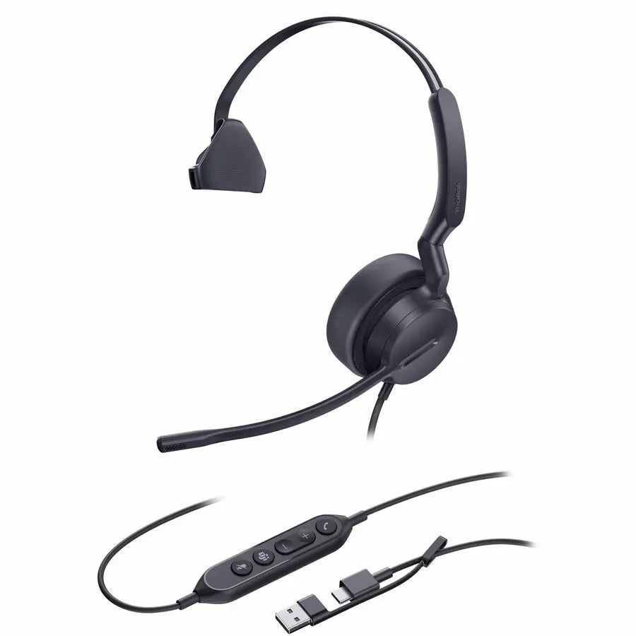 Yealink UH42 Headset with Noise-Canceling Microphone and All-Day Comfort for Professional Communication
