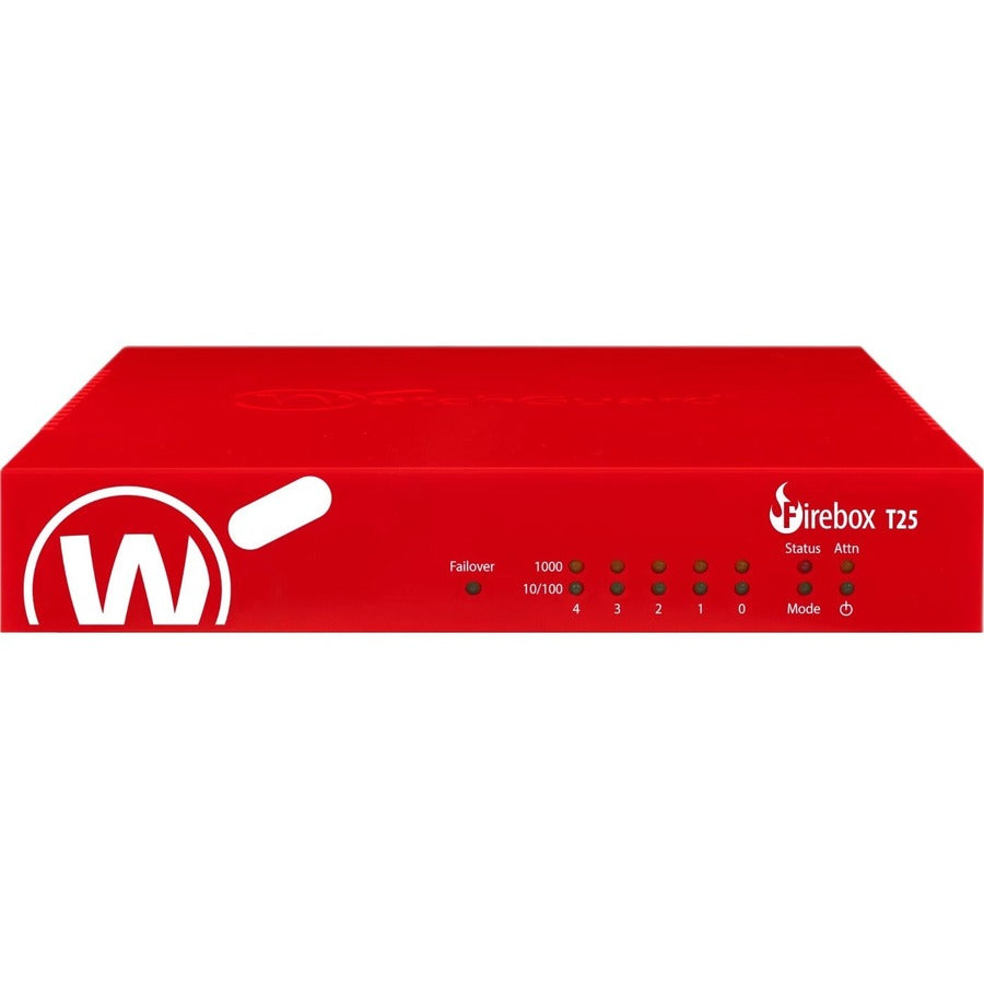 WatchGuard Firebox T25-W Network Security and Firewall Appliance with Wi-Fi 6
