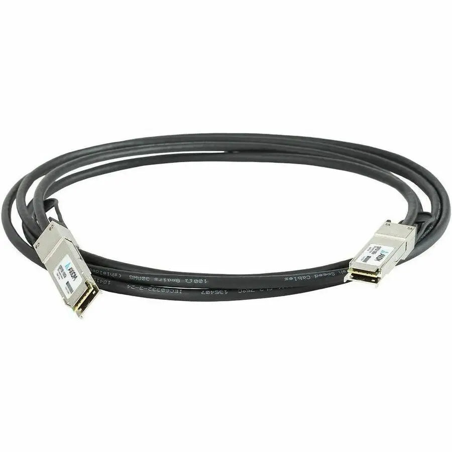 Axiom AXG103691 100GBASE-CR4 QSFP28 Passive DAC Cable - 0.5m, Dell Compatible, TAA Compliant