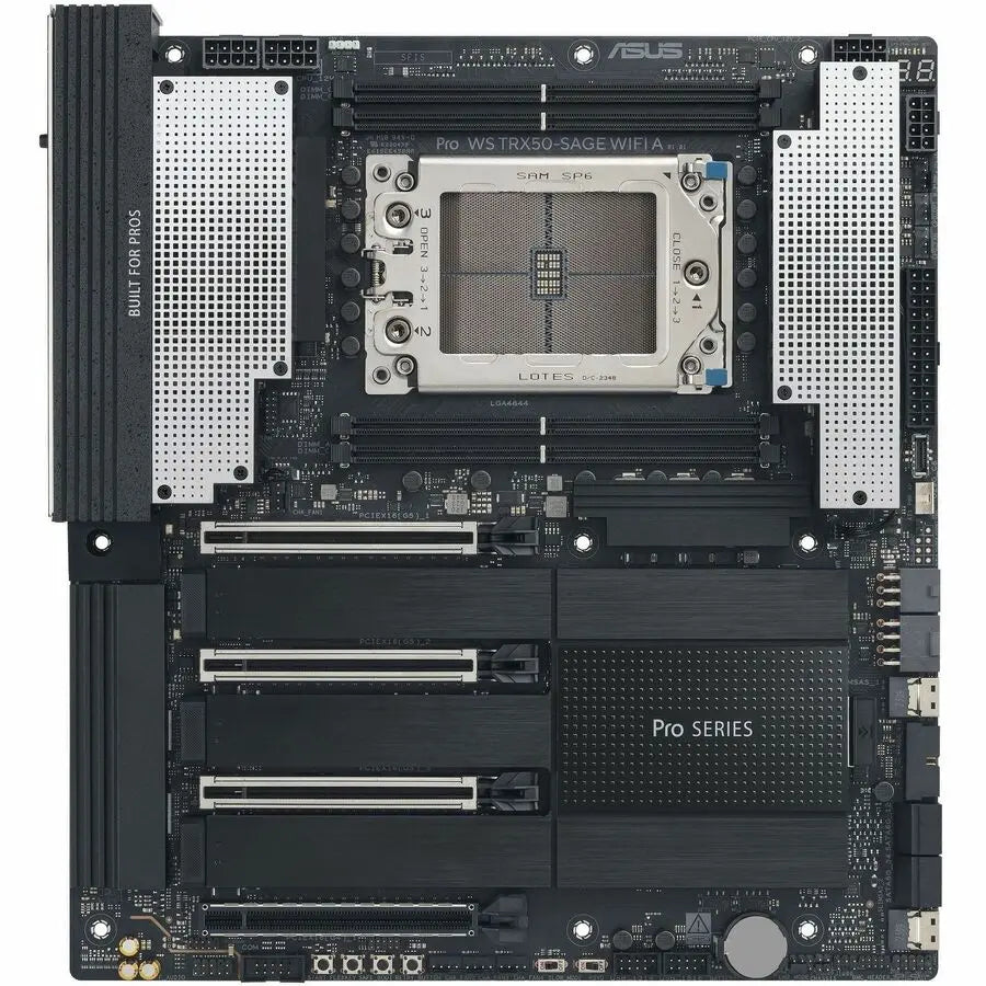 Asus Pro WS TRX50-SAGE WIFI A Workstation Motherboard - AMD sTR5 Socket, DDR5, PCIe 5.0, WiFi 7, 10 Gb LAN