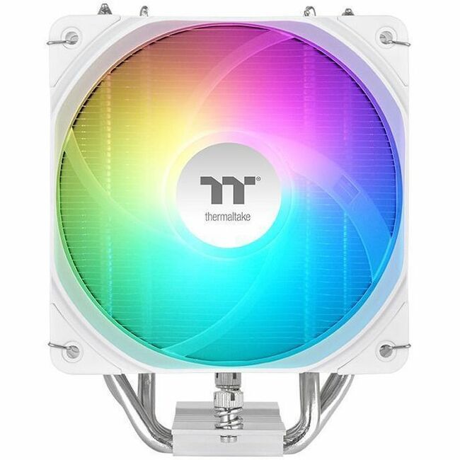 Thermaltake UX500 ARGB Sync White Cooling Fan and Heatsink - High Performance CPU Cooler with Addressable RGB Lighting
