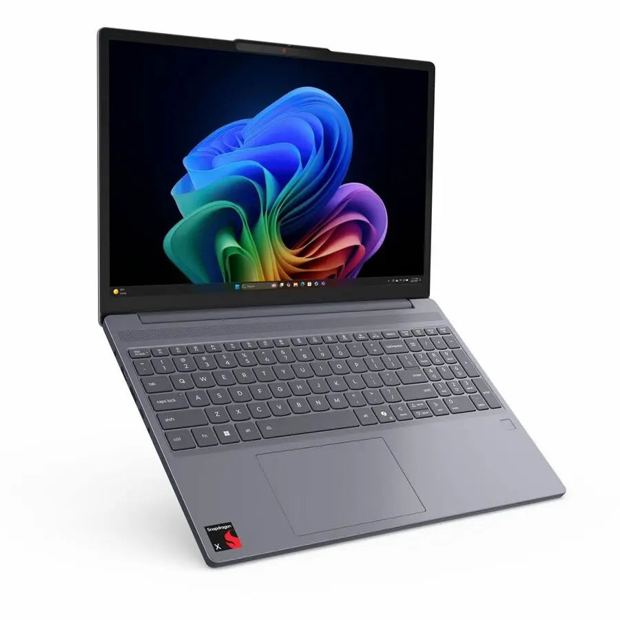 Lenovo IdeaPad Slim 3 15Q8X10 83N30002US 15.3" Touchscreen Copilot+ PC Notebook - WUXGA - Qualcomm Snapdragon X X1-26-100 - 16 GB - 512 GB SSD - English Keyboard - Luna Gray