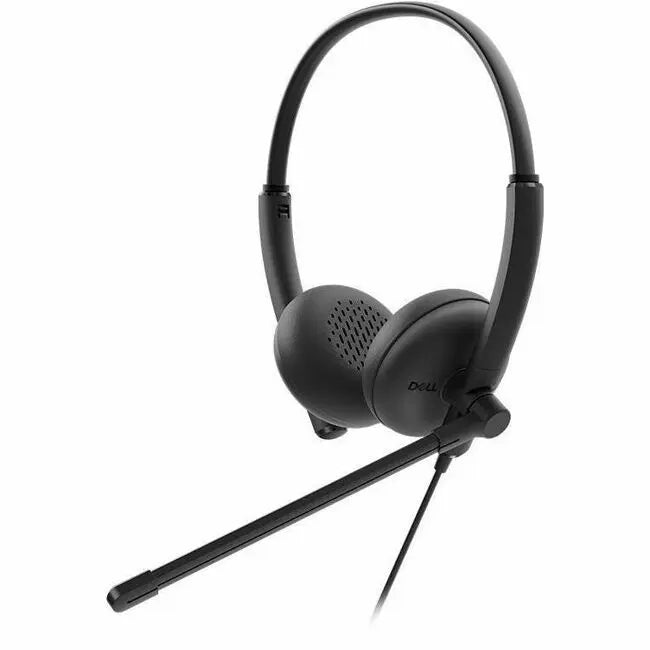 Dell WH125 Wired Headset with Noise Cancellation and Adjustable Microphone for Office & Remote Work