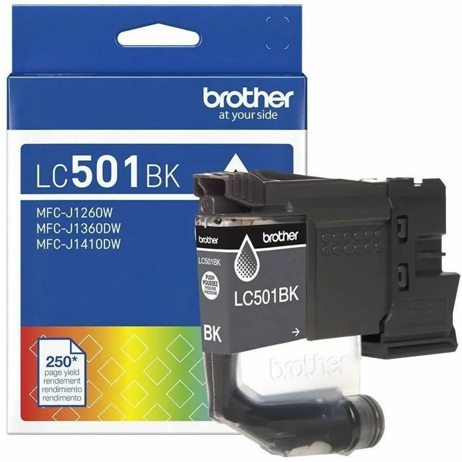 Brother LC501BKS Standard Yield Black Ink Cartridge for MFC-J1260DW, J1360DW, J1410DW