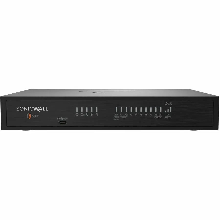 SonicWall TZ680 Network Security/Firewall Appliance with Secure Upgrade Plus - 2 Year Support