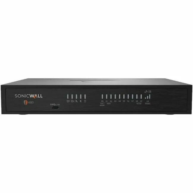 SonicWall TZ480 Network Security Firewall Appliance with Secure Upgrade Plus, 3-Year Support