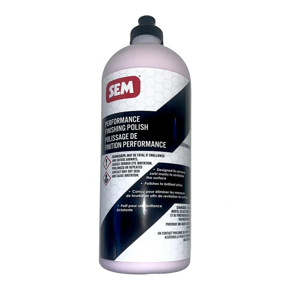 SEM Performance Finishing Polish - 1 Quart for a Brilliant Shine and Surface Restoration
