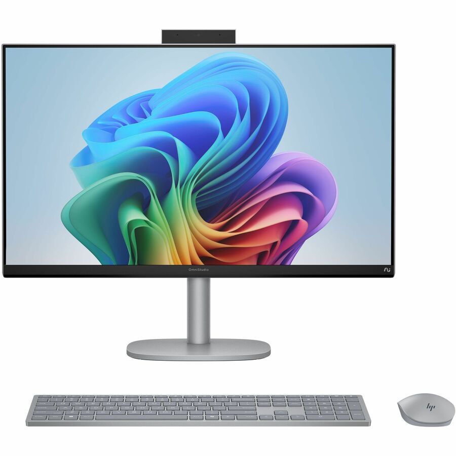 HP OmniStudio X 27-inch All-in-One Desktop with Intel Core Ultra Processor - Recycled Materials, 16GB RAM, 512GB SSD, Full HD Display