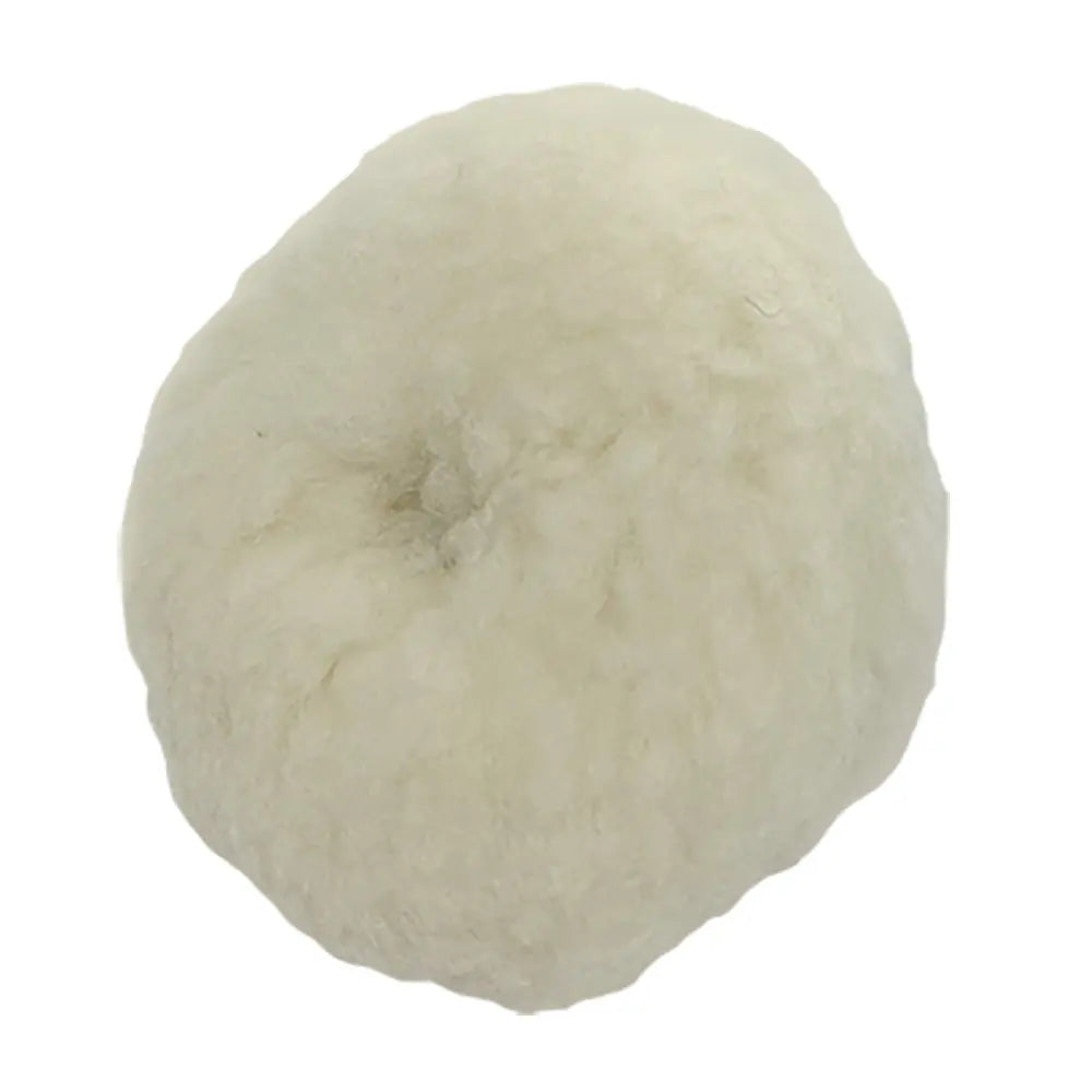 SEM Natural Wool Lamb's Wool Replacement Pads - 3 Inch, 4-Pack