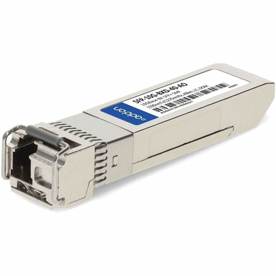 AddOn Cisco SFP-10G-BXD-40 Compatible 10GBase-BX SFP+ Transceiver for Single-Mode Fiber