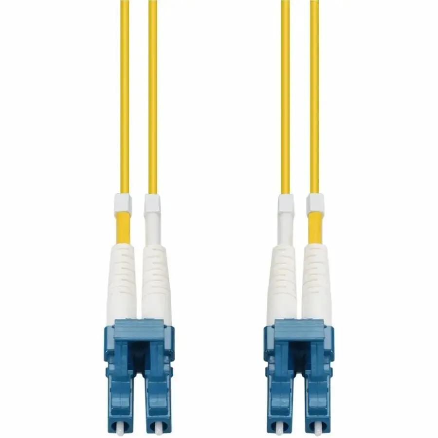 AddOn 5.5m LC to LC Yellow OS2 Duplex OFNR Riser-Rated Single-Mode Fiber Patch Cable by ADDON